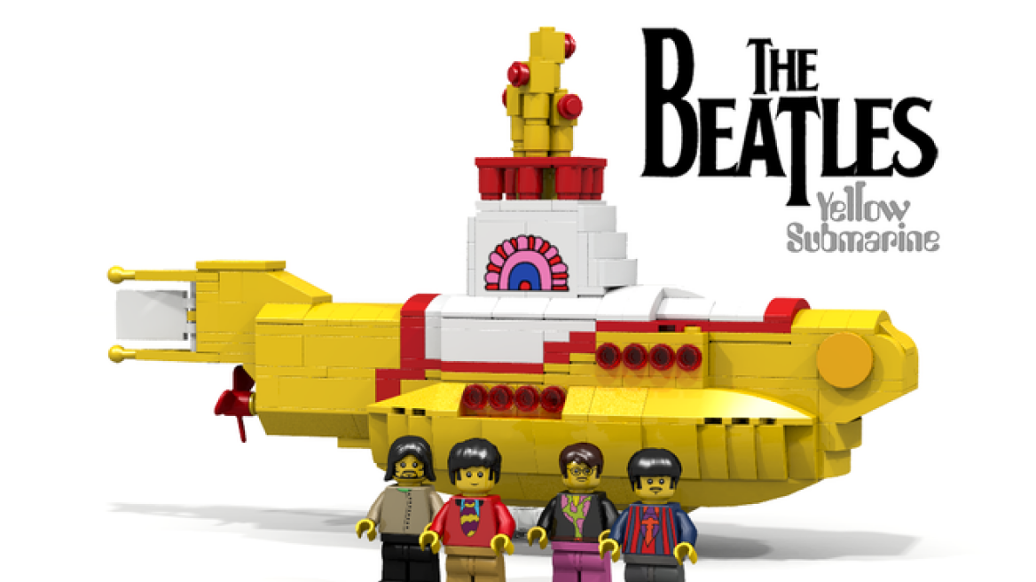 Χτίστε το δικό σας κίτρινο υποβρύχιο των Mπιτλς με Lego